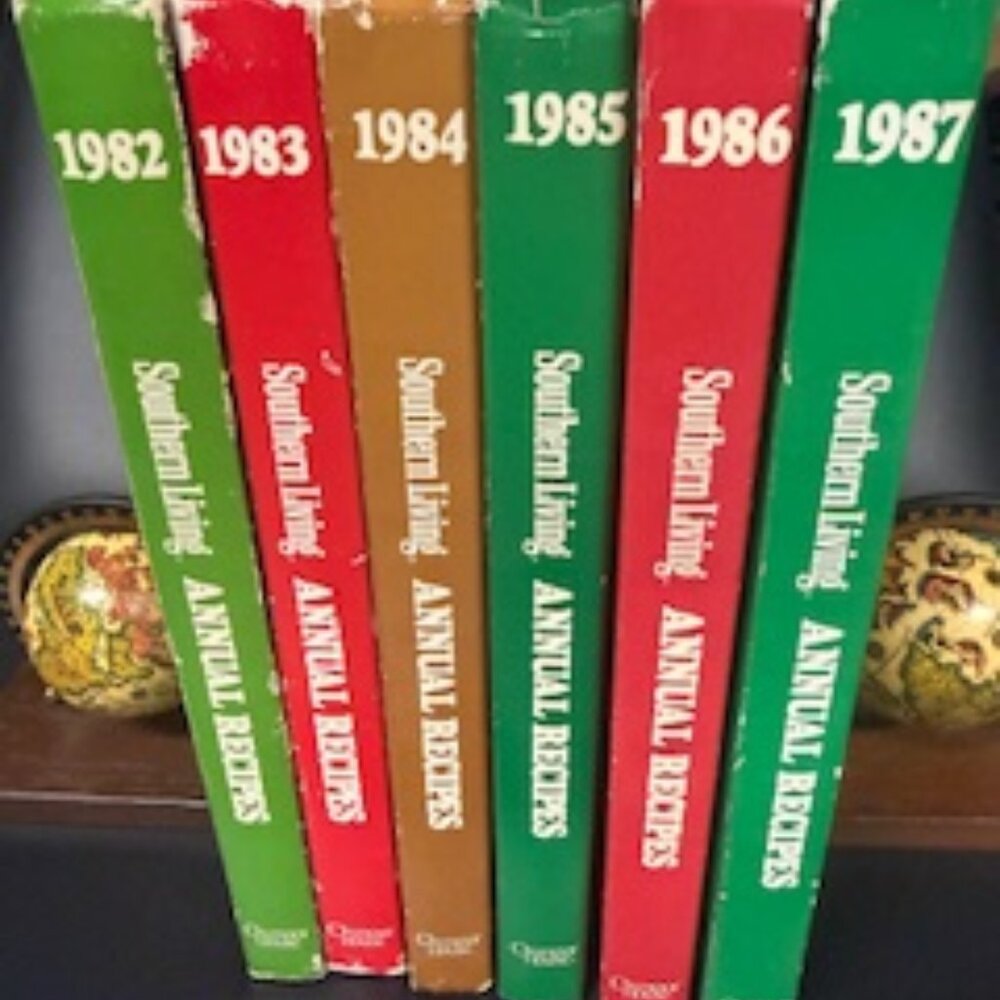 Southern Living Annual Recipe Books 1982-1987